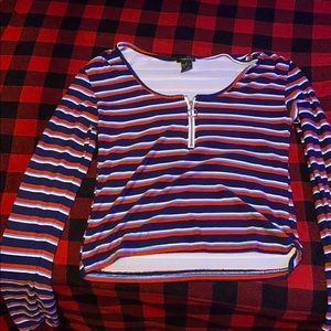 Long sleeve striped shirt